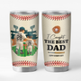 9230TUS1 3d printing effect i caught the best dad baseball tumbler 20oz customized gifts for dadgrandpa 9230tndbb
