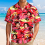 9241AUS2 funny face photo hawaiian shirt personalized gifts for himher 9241aa6dwa