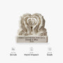 9250AUS4 3d printing effect first fathers day acrylic plaque personalized gifts for new dadmom 9250artekb