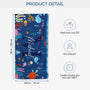 9262BUS3 sea beach towel with name personalized gifts for kids 9262bcckk