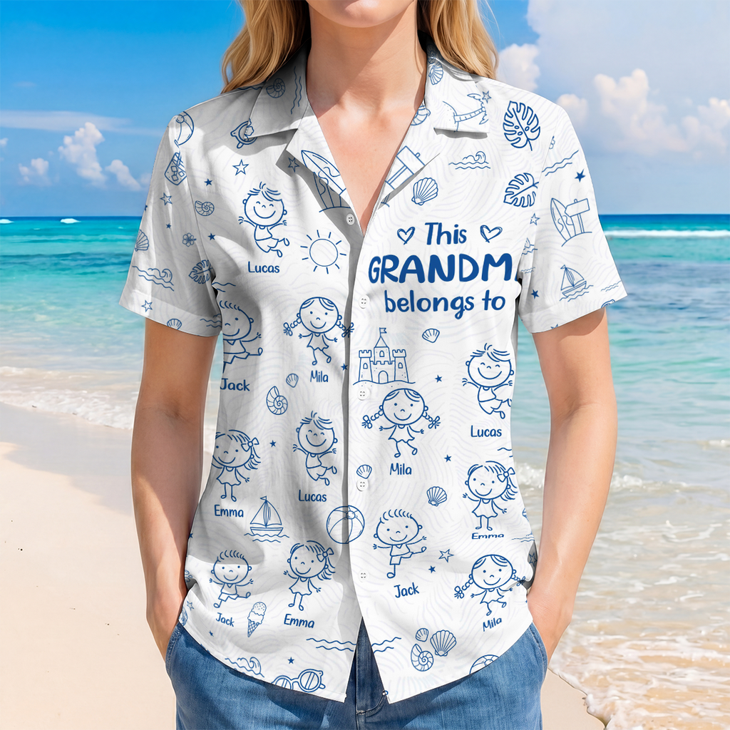 9272AUS2 this grandpa belongs to blue toile hawaiian shirt personalized summer gifts for grandpagrandma 9272aaskaa