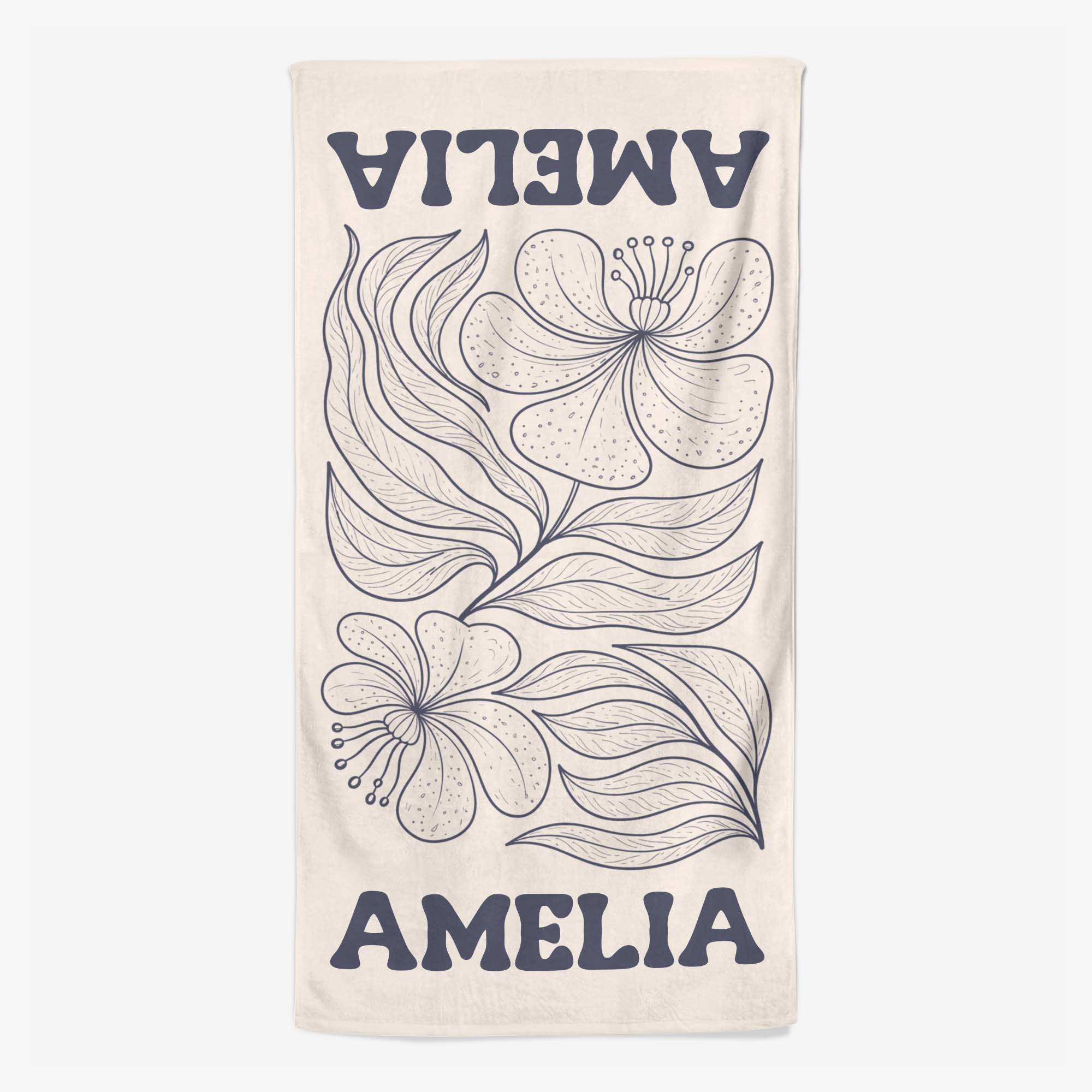 9279BUS1 flower beach towel for summer personalized gifts for her 9279bavca_3