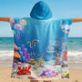 9285AUS2 summer kids hooded beach towel customized gifts for kids 9285ab8dkk