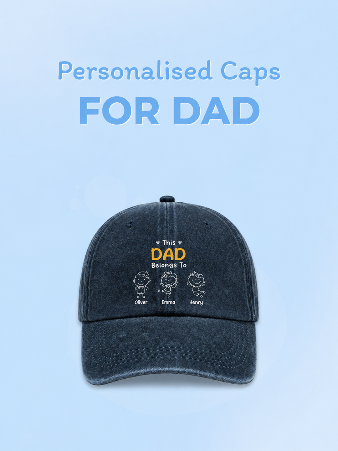 Custom Chic UK Personalised caps for Dad_8b22662e 2b19 4855 8f9d 584e71fcd321