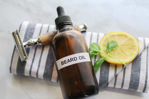 Homemade Beard Oil as DIY Christmas Gift Ideas for Dad