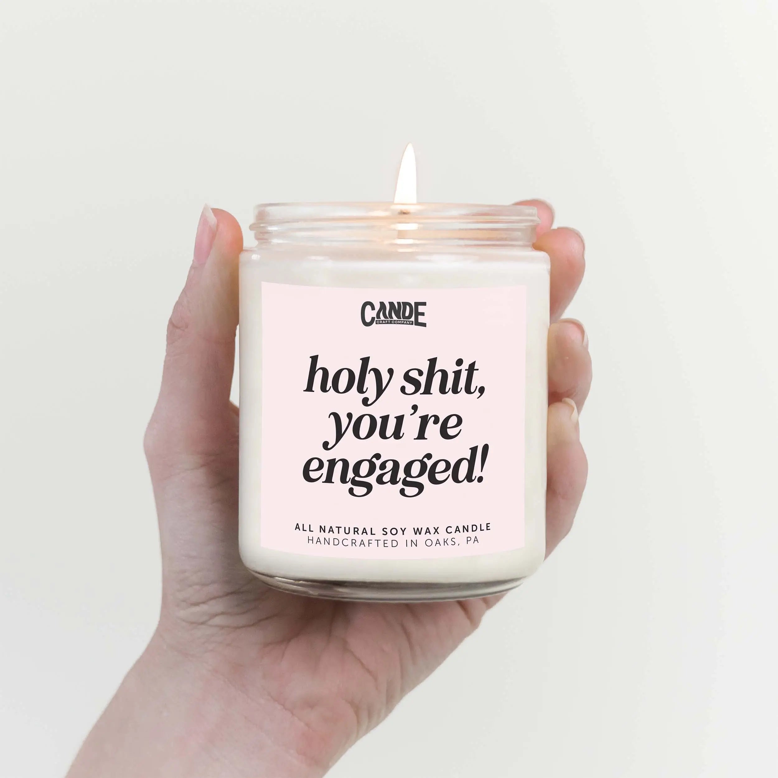 C & E Craft Co Candle as a Engagement Gift for Brother