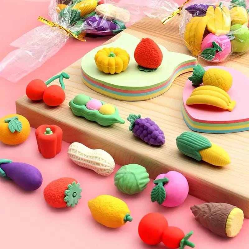Fun-Shaped Eraser as a First Day of Kindergarten Gift