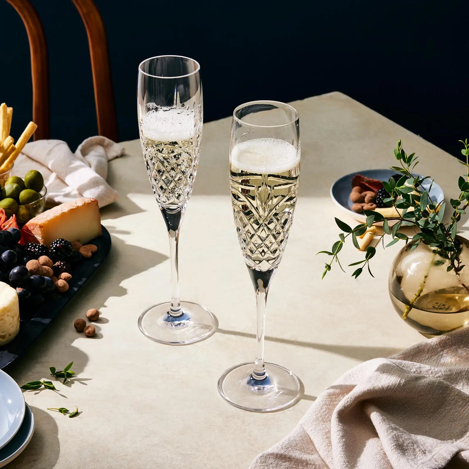 Waterford Champagne Flutes as Last Minute Wedding Gift Ideas