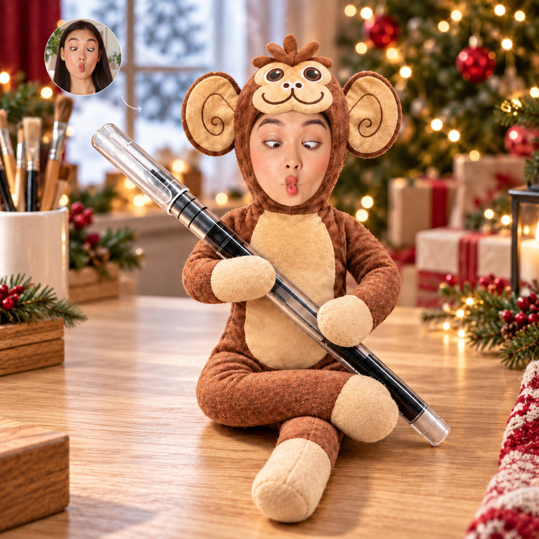 Monkey Photo Custom Mini Doll with Poseable Body - Funny Personalized ...