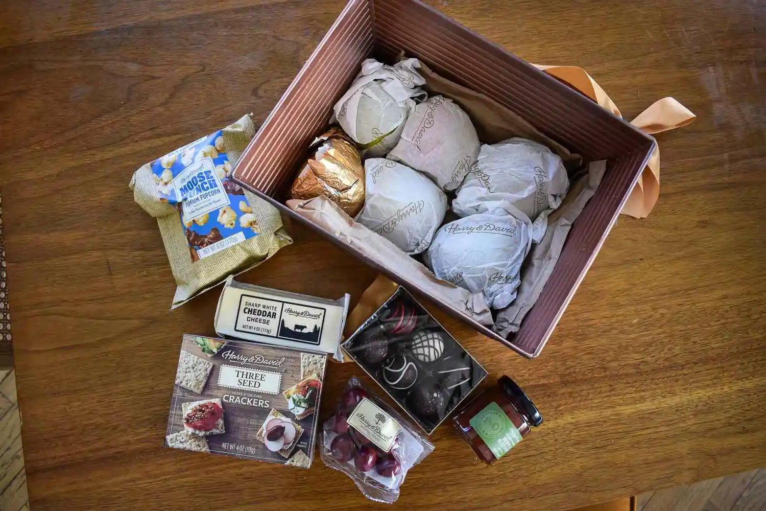 A Gift Basket as DIY One Year Anniversary Gifts for Him