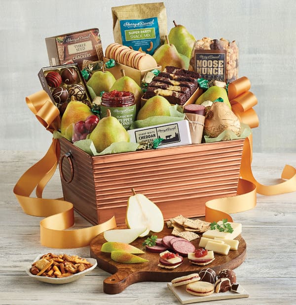 Deluxe Sweet and Savory Gift Basket as Retirement Gift Ideas for Women