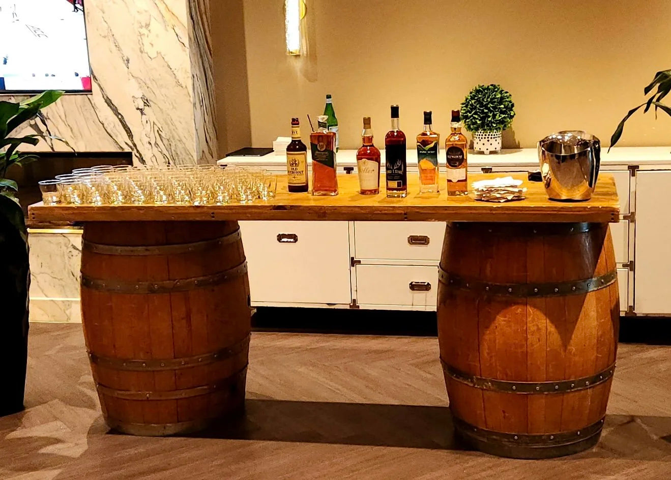 Wine or Whiskey Tasting as Unusual Golden Wedding Anniversary Gift Idea