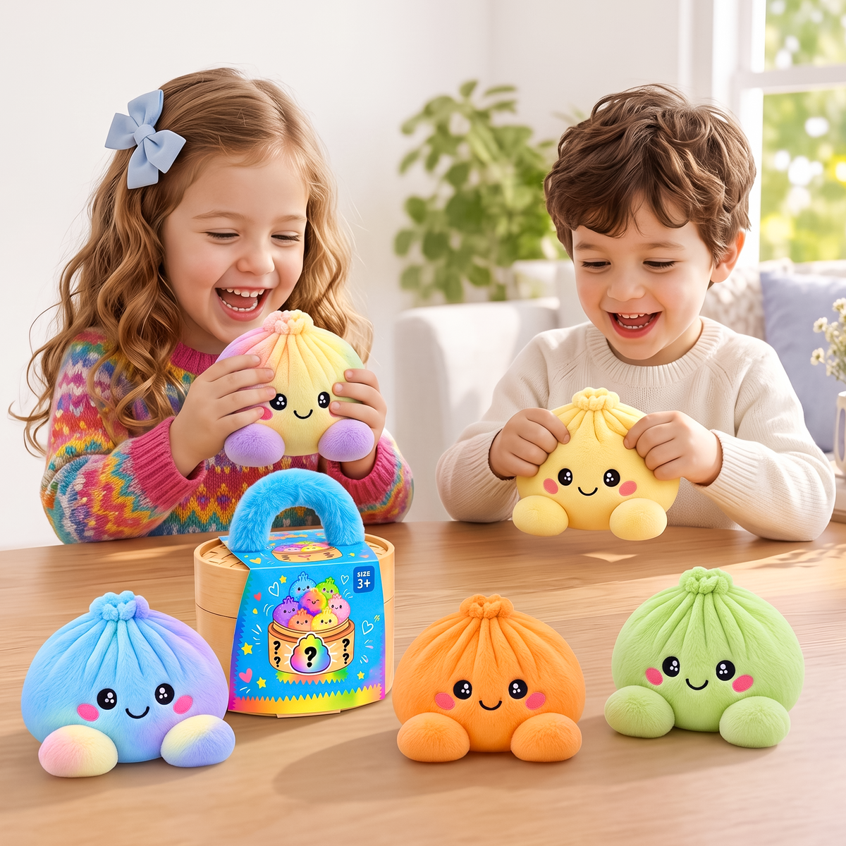 Cute Squishy Dumpling Plush Toy - Personalized Kids Gifts - Personal Chic