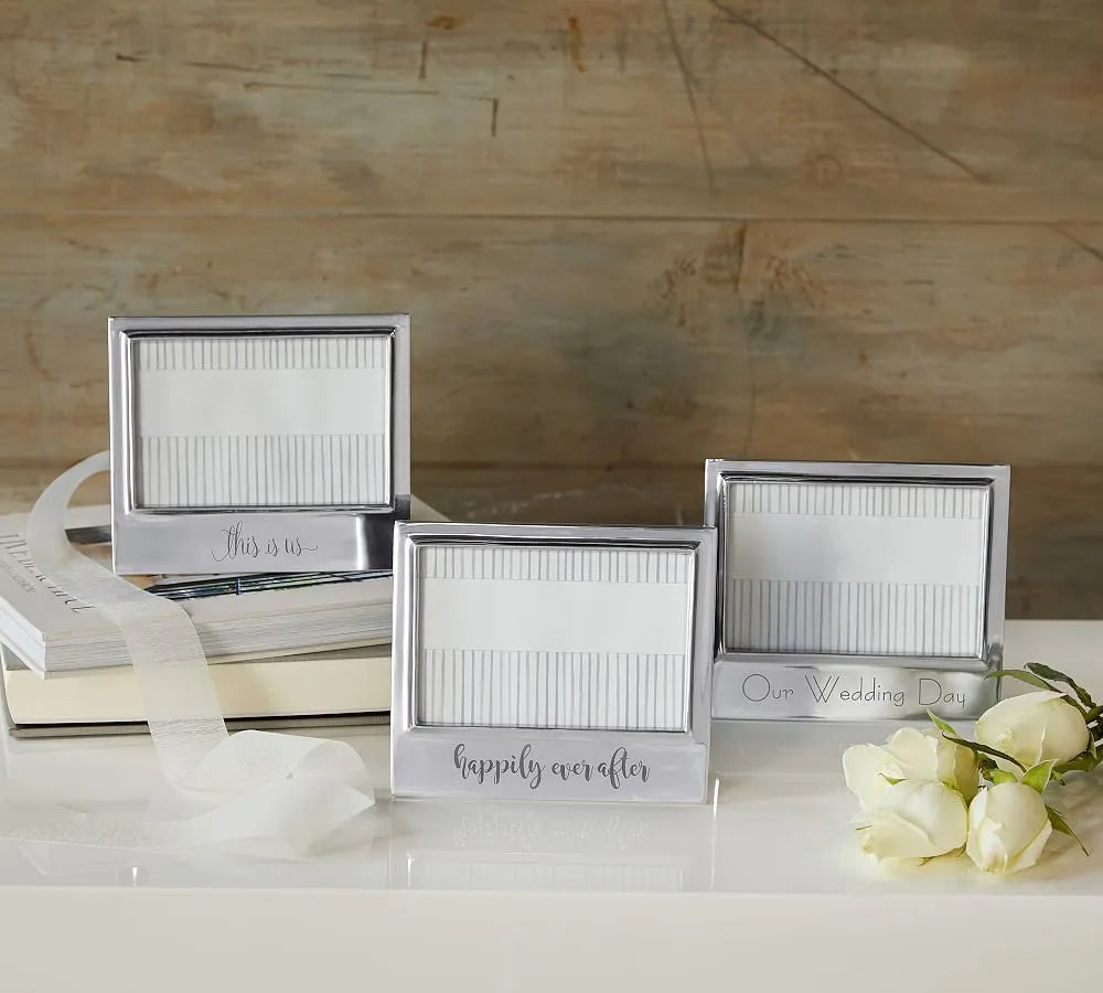 Metal Frame from Pottery Barn as Traditional Wedding Gifts for Parents