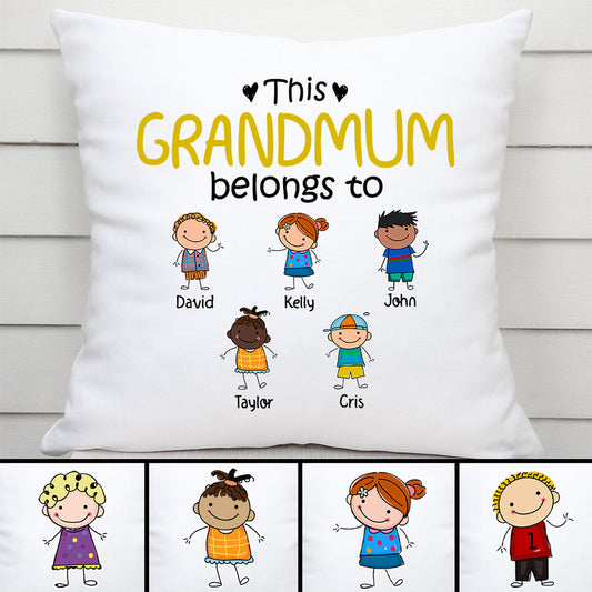 0027P020AUK2 Customised Pillow presents Kids Grandma Mom_b0b1b381 45c7 4e3b 90e6 5c8eecab0c7f