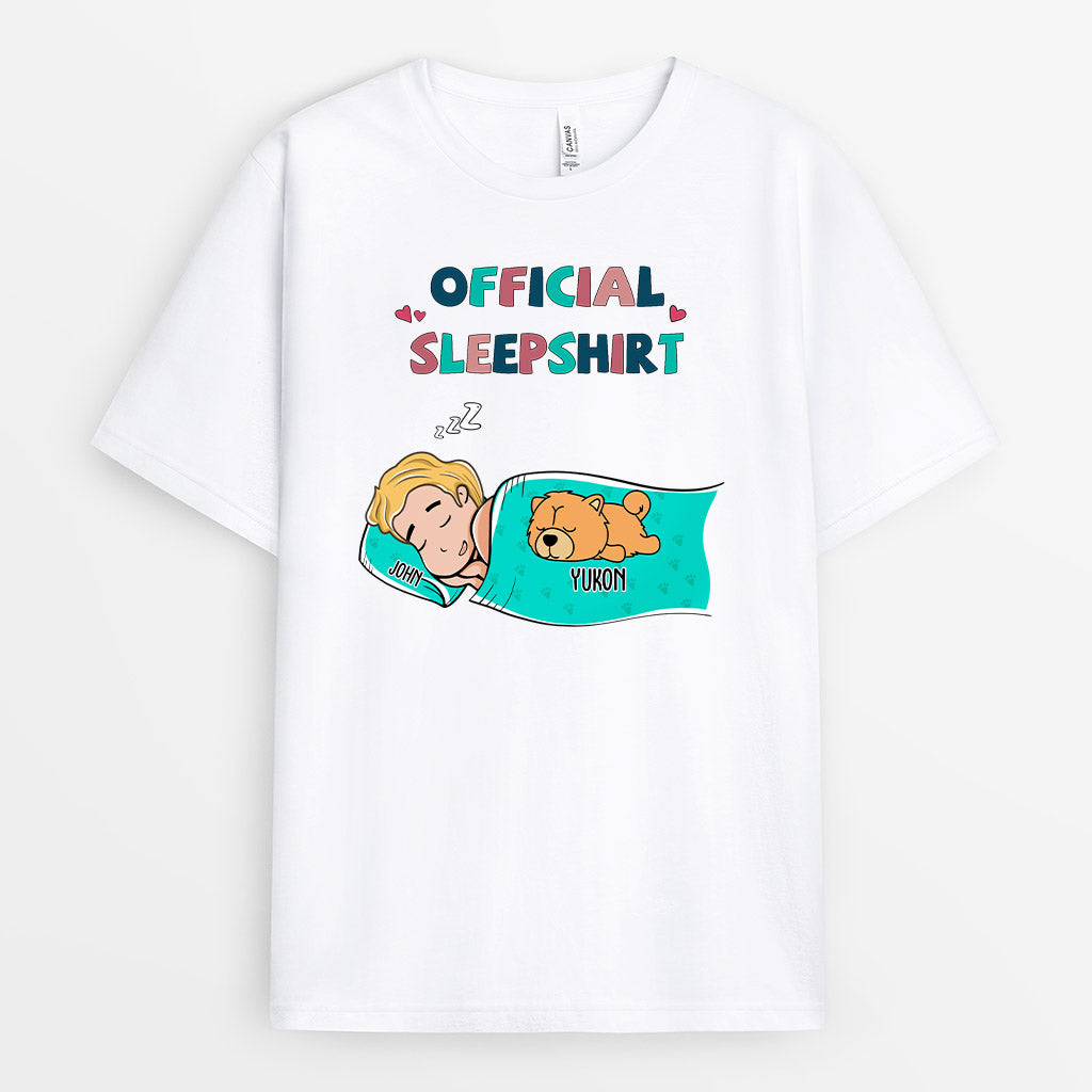 0092A347CUK1 Personalised T shirts gifts Dog Lovers Sleep_a87ee776 769e 4cb3 a466 fbd724934a72