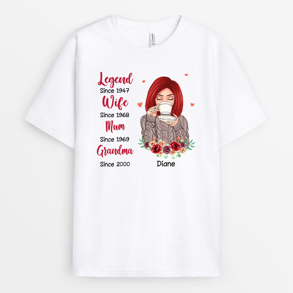 0096A227AUK1 Personalised T shirts gifts Woman Grandma Mom Text_6de2aed5 0f80 495c a592 6d99525fa285