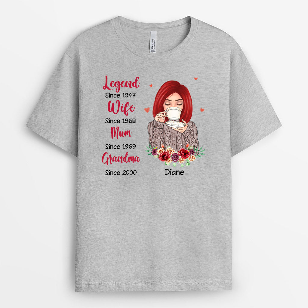 0096A227AUK2 Customised T shirts presents Woman Grandma Mom Text_8a13fb1e 7ad7 46f1 a249 a51ddf0c99c9