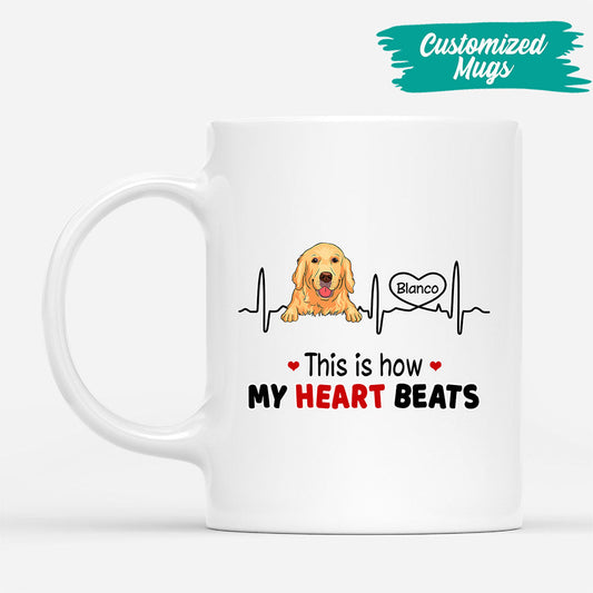 0173M207CUK2 Personalised Mug gifts Dog Lovers Heart Beats_93cb210e 50d5 42d8 9a88 e7b964916c4a