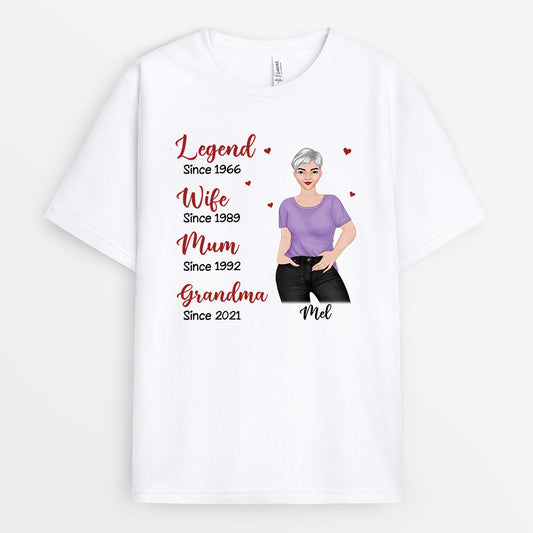 0198AUK1 Personalised T shirts presents Woman Grandma Mom Text_7096bd80 584d 425e a629 bf8885a8fb0a