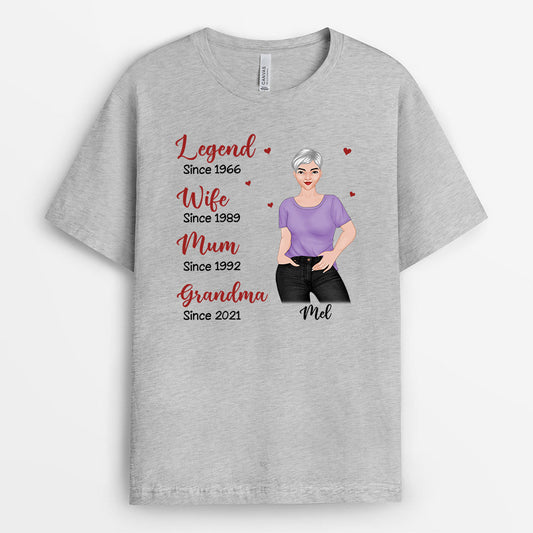 0198AUK2 Personalised T shirts presents Woman Grandma Mom Text_ab3dbd31 9189 4eca 86f3 bd69eb93273c