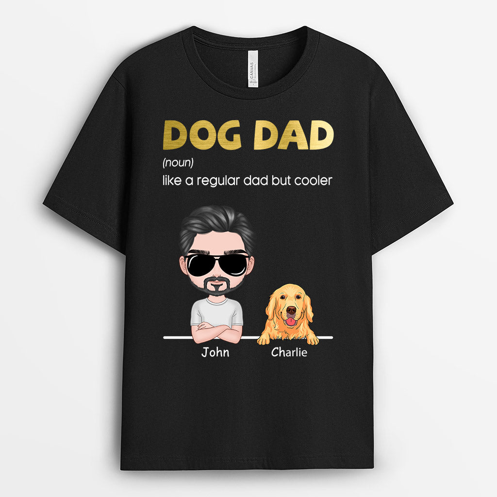 0218A188CUK1 Personalised T shirts gifts Dog Grandpa Dad Dog