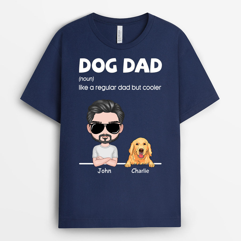 0218A188CUK2 Customised T shirts presents Dog Grandpa Dad Dog