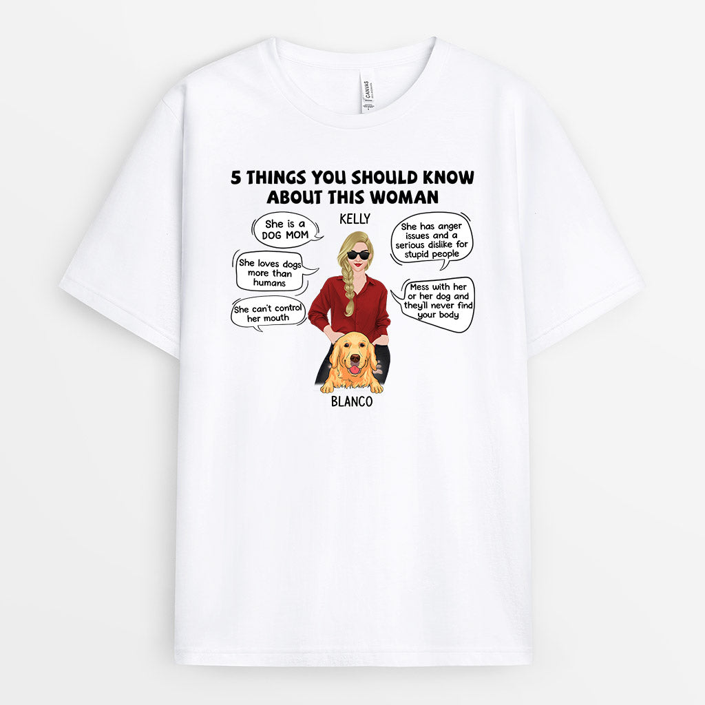 0226A227CUK2 Personalised T shirts presents Woman Dog Lovers Text_e56c4cd6 1d46 4f9d aeac d8cbba3b22dc