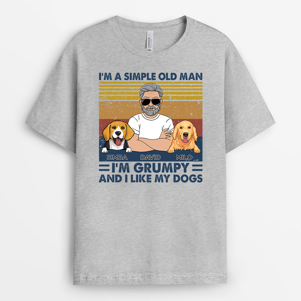 0314A908CUK2 Personalised T shirts presents Man Dog Lovers_cc91b159 f232 48e5 a35e 9596a21acae9