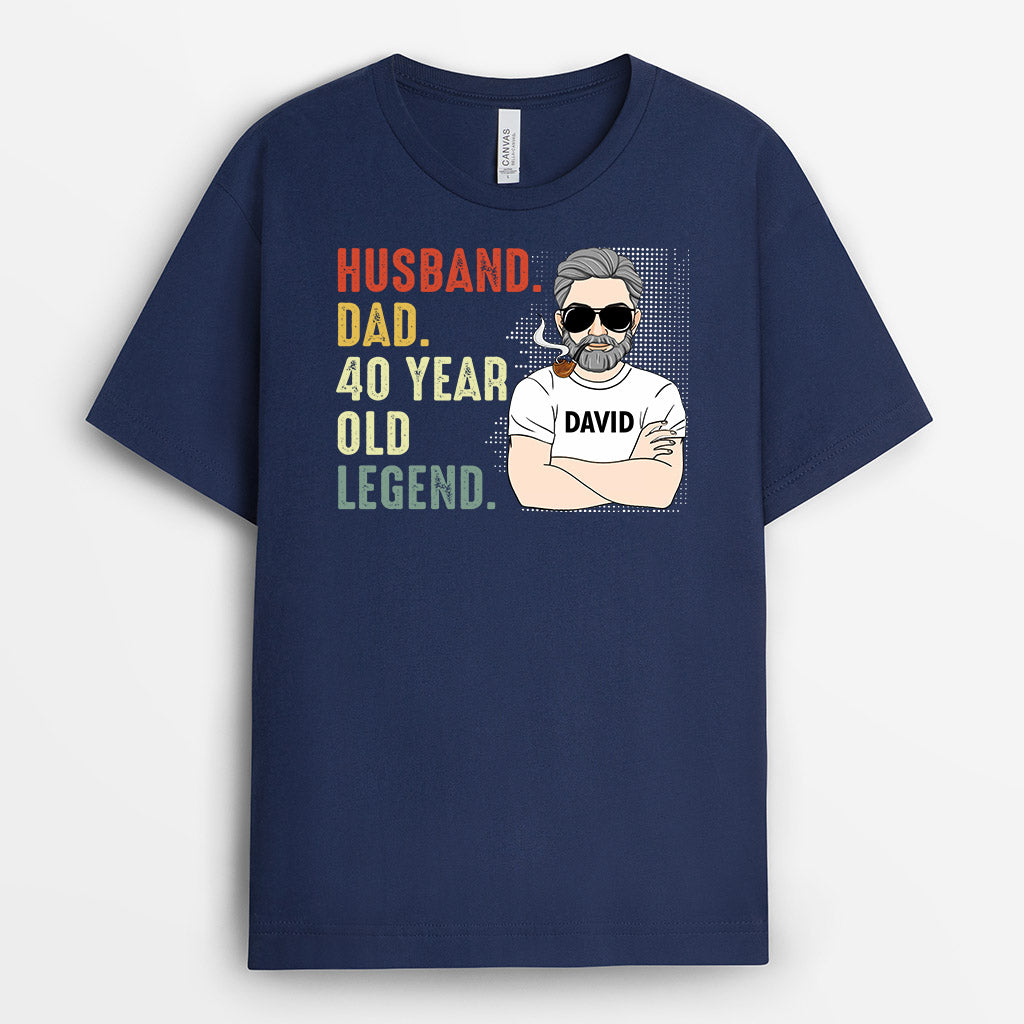 0326A948BUK2 Personalised T shirts presents Man Grandpa Dad Text_b734350f db52 42cd aacb 8ee304070806