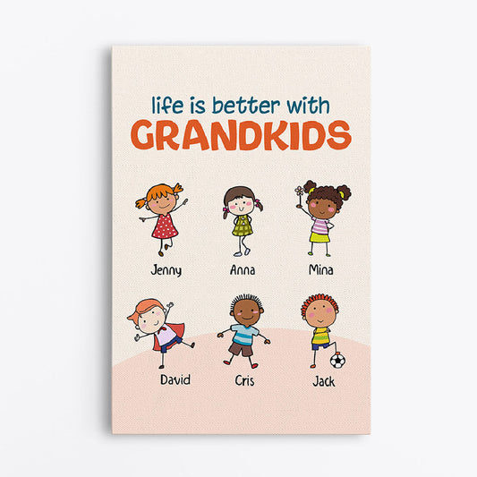 0369C267IUK1 Customised Canvas presents Kid Grandma Mom_f90fe11c 155d 470a bf66 84f9866a5832