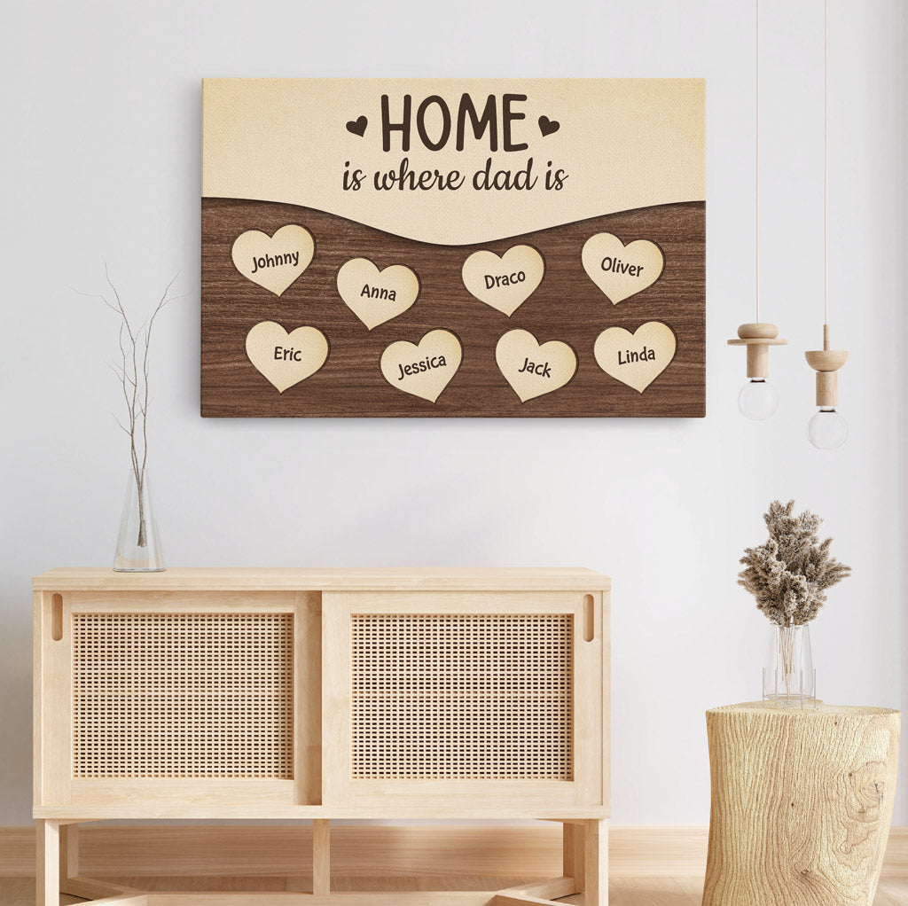 0380CUK3 Personalised Canvas Gifts House Mum Grandma_ee780406 bb12 4de6 8b4f 35e31e852281