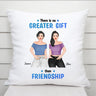 Personalised There Is No Greater Than Friendship Pillow - Personal Chic