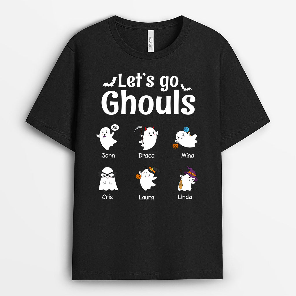 0428AUK2 Customised T shirts Gifts Ghost Halloween_b297ed16 ee18 40f9 be49 02d4103de012