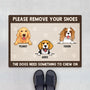 0429DUK1 Personalised Door Mats Gifts Pets Cat Lovers Dog Lovers