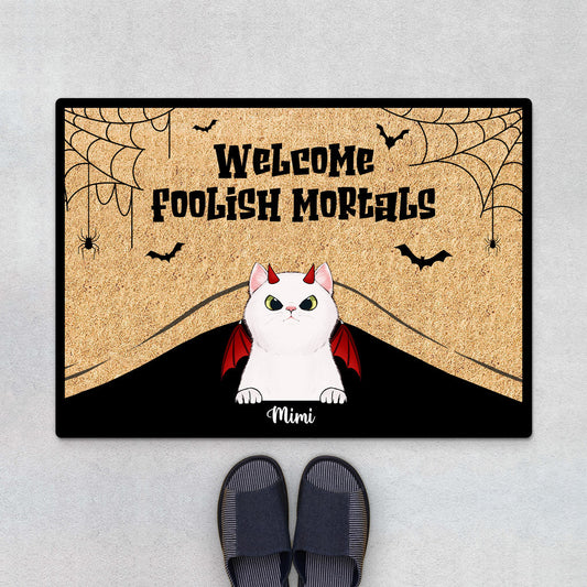 0431D588DUK1 Personalised Doormats Gifts Ghost Halloween_4f42f5cd ea60 422f ac4a e939c89f311c