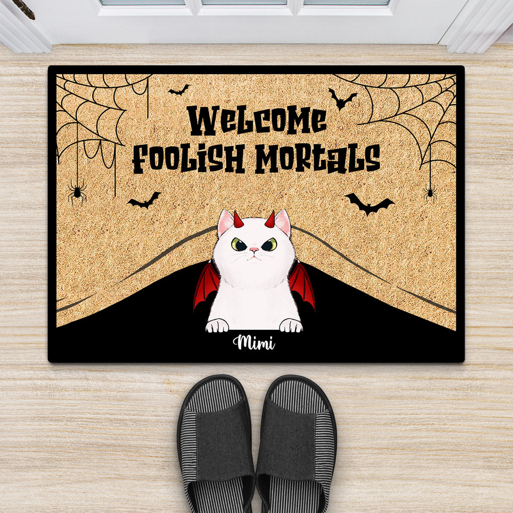 0431D588DUK2 Personalised Doormats Presents Ghost Halloween_254a97fd e2e5 4bd4 8476 d26c5bc7bcbc