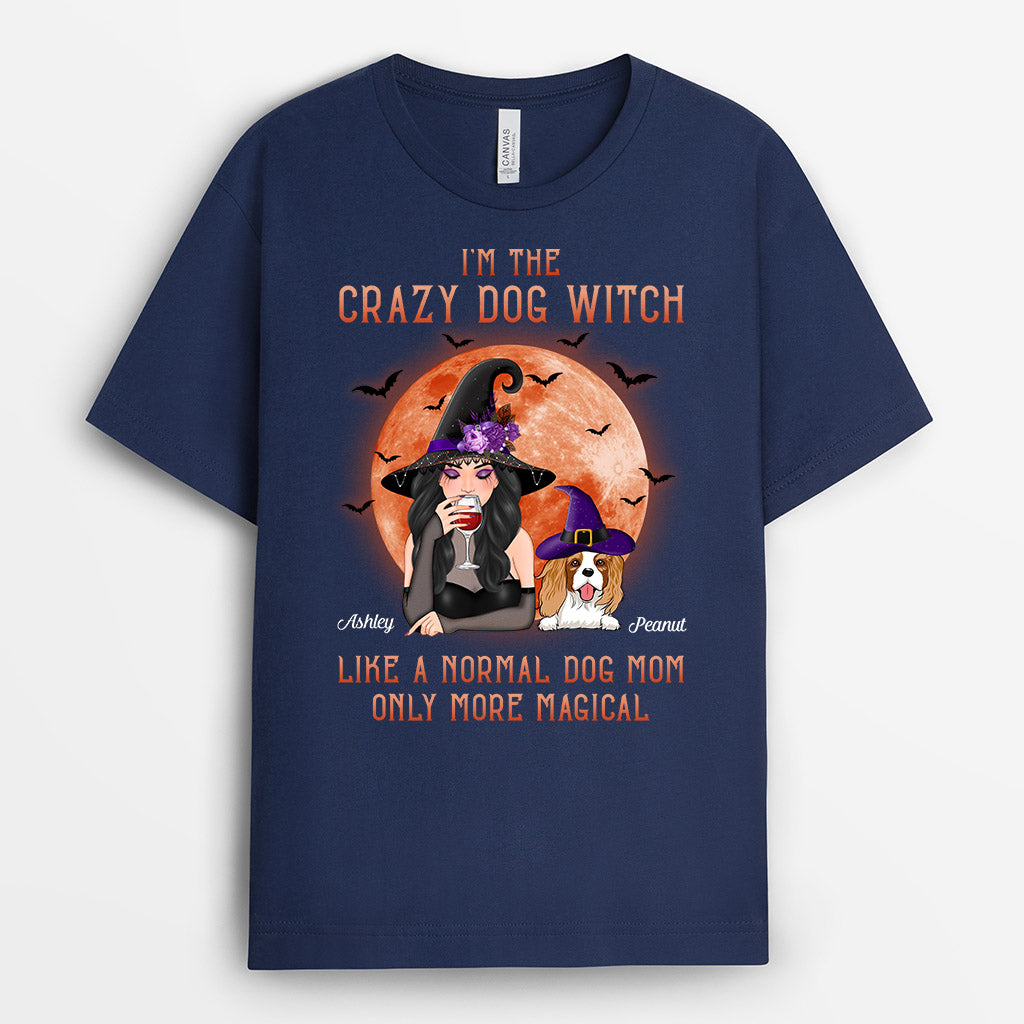 0440A237CUK1 Personalised T shirts Gifts Dog Mom Witch_edf655f8 0f27 48da bc67 0baa812c307c