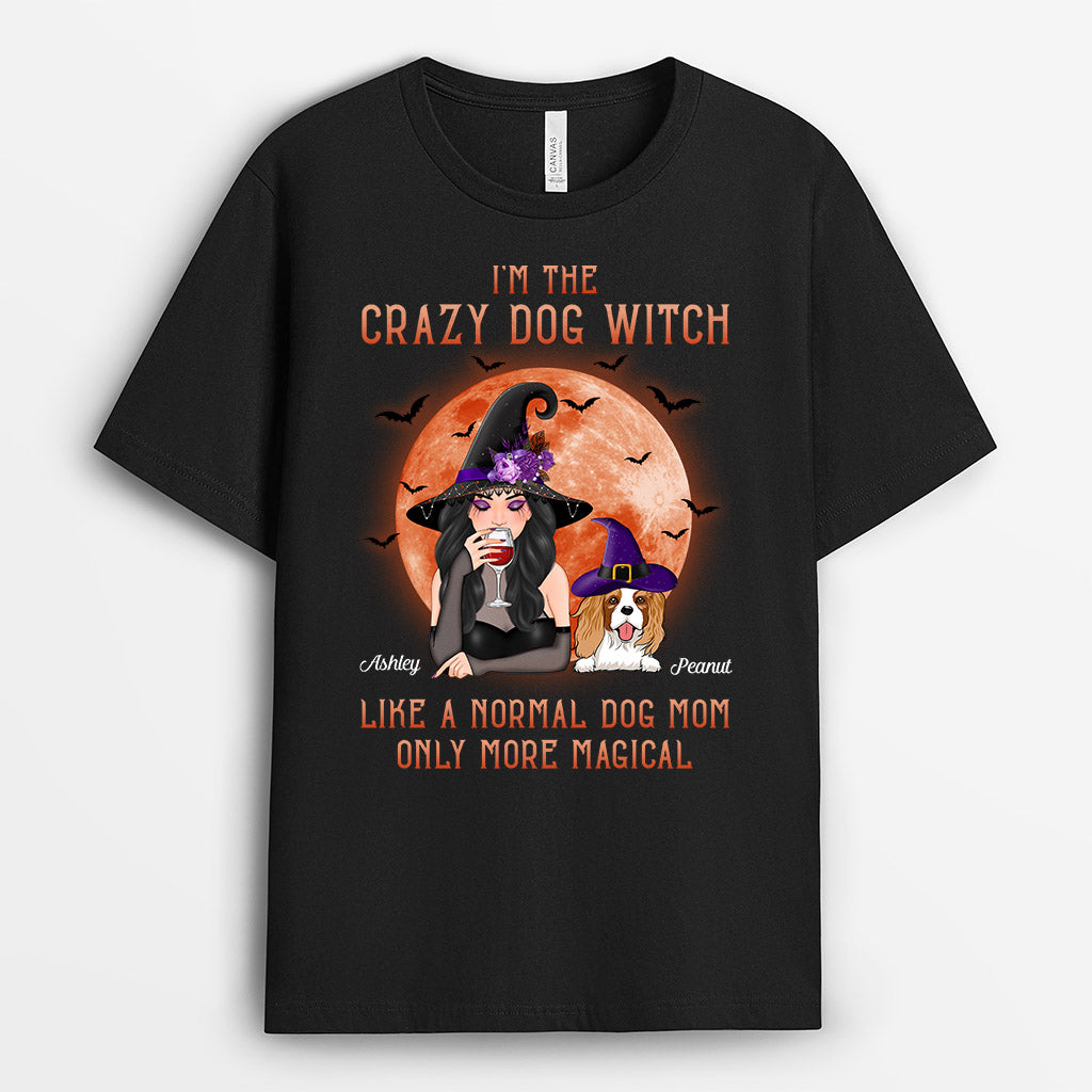 0440A237CUK2 Personalised T shirts Gifts Dog Mom Witch_82b2348e d7f2 407b 81bc d5485563bd0e