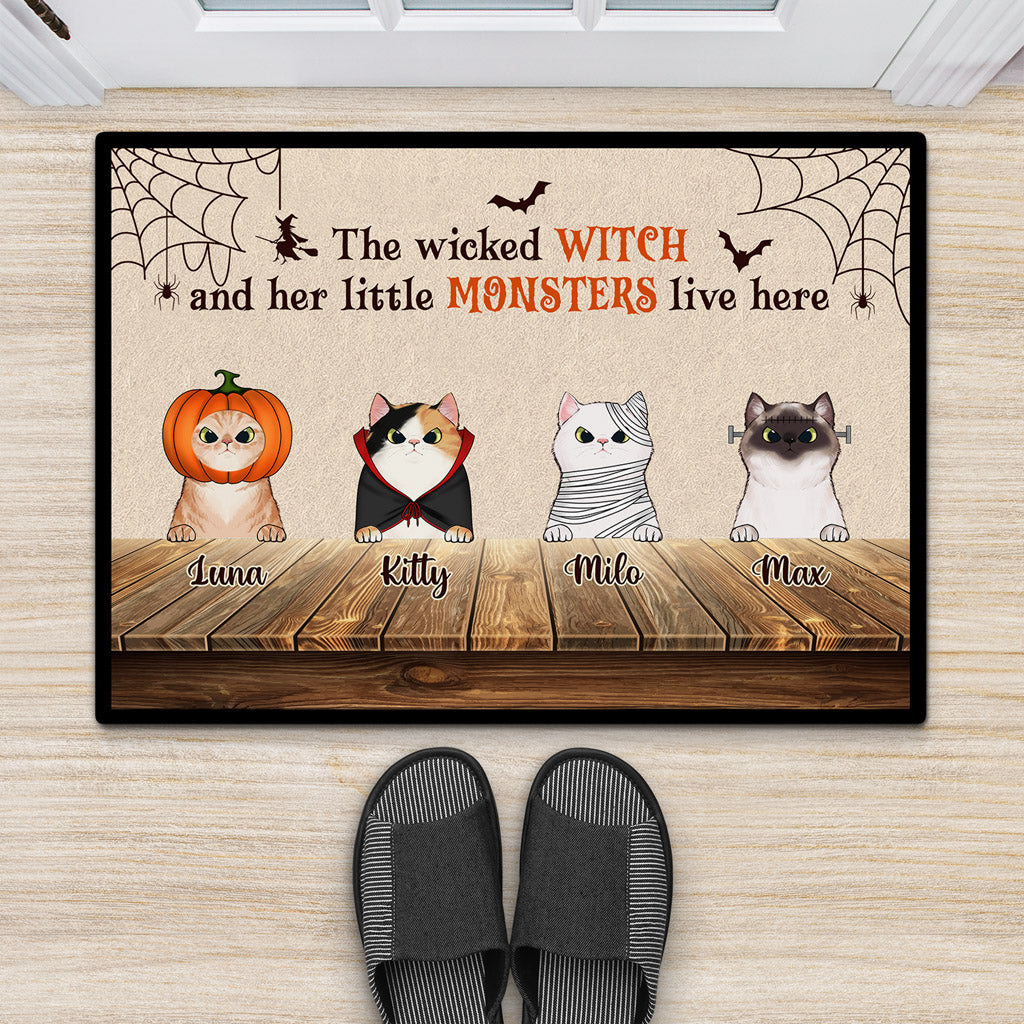 0447D540DUK2 Customised Doormats Presents Cat Lovers Halloween_fcb267b9 b827 4f6a 96bc 817d076aa4a6