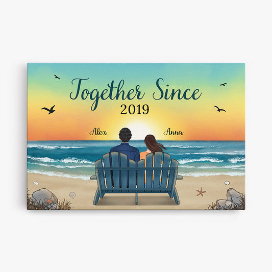 0489C595GUK1 Personalised Canvas Gifts People Couples Beach_f41480cd 3b13 46e6 b4fe d768ddbc2037