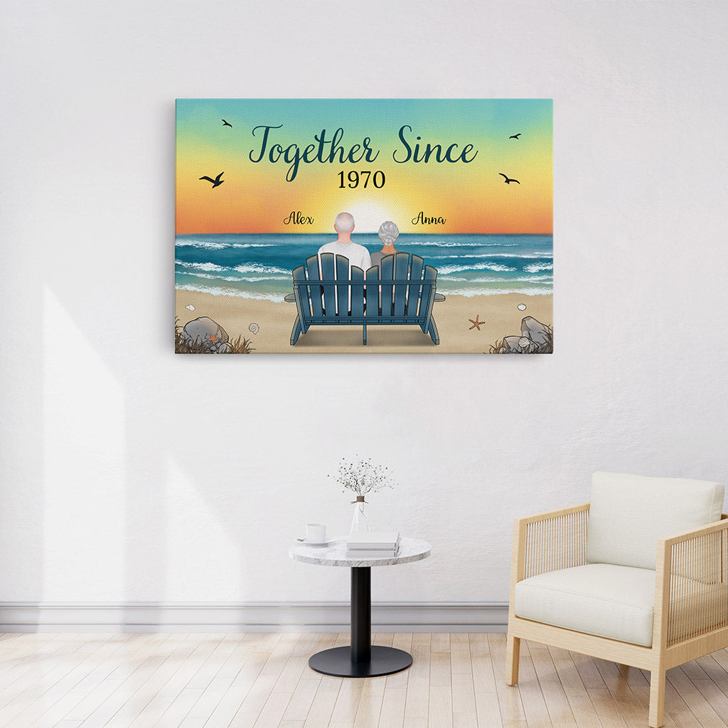 0489C595GUK3 Personalised Canvas Gifts People Couples Beach_d28bd3e8 1733 4b68 bf6f e0d857446e4f