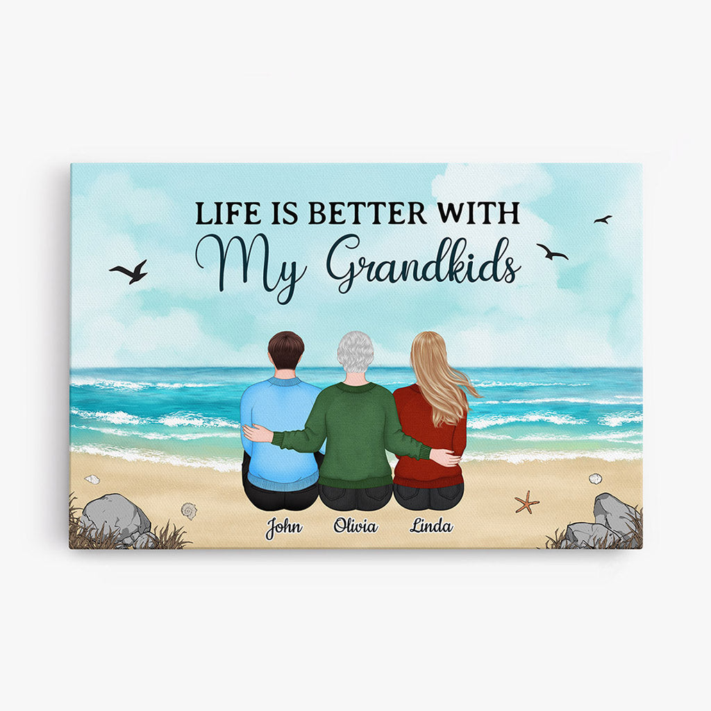 0514CUK1 Personalised Canvas Gifts Grandkids Grandma Grandad Christmas_ebcc61ed b4a7 462c 9e89 962ac071242f