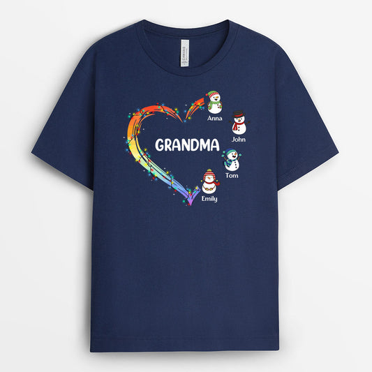 0526AUK1 Personalised T shirts Gifts Heart Grandma Mum Christmas_da69c24e 2e38 42c9 ab43 a8034e832e27