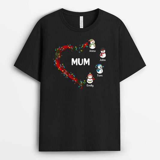 0526AUK2 Personalised T shirts Gifts Heart Grandma Mum Christmas_e19e162d 5bf0 49e4 a24f 640873267284