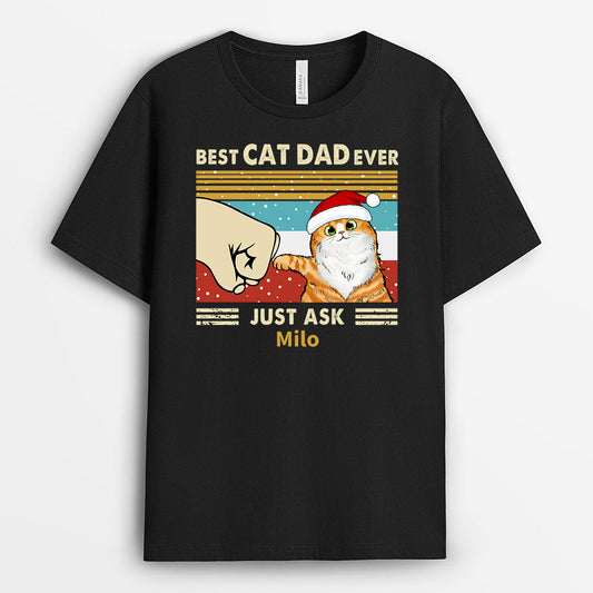 0528AUK2 Personalised T shirts Gifts Cat Cat Lovers Christmas_5fd7f14e e65a 49c5 9e52 6114e3232da3