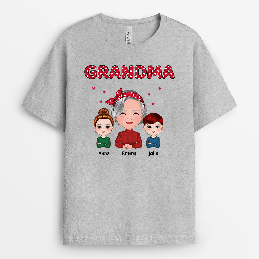 0551AUK1 Personalised T shirts Gifts Grandkids Grandma Mom Christmas_ada16991 41e4 462b a9ca c7a3f269c705