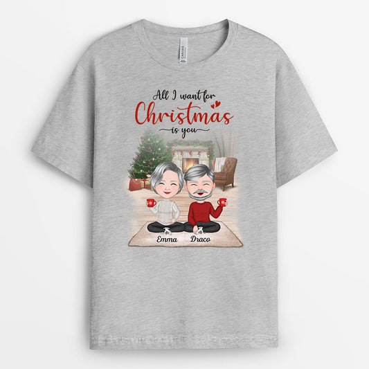 0580AUK2 Personalised T shirts Lovers Couples Lovers Christmas_8e359fa8 184f 42b4 a487 aba7d46be921