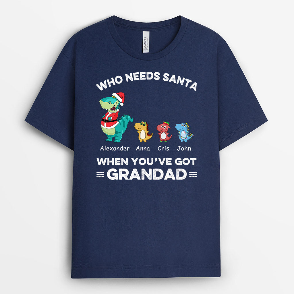 0583AUK1 Personalised T shirts Gifts Dinosaur Grandpa Dad Christmas_47407e3d 885f 432f 8b29 cb07bbccbd29