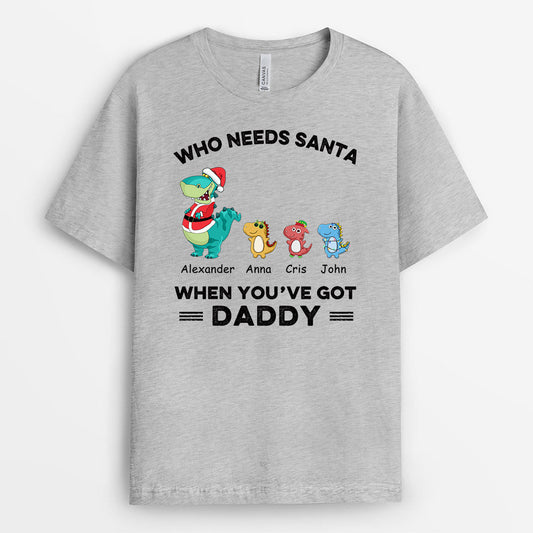 0583AUK2 Personalised T shirts Gifts Dinosaur Grandpa Dad Christmas_219a190e 3cdf 4002 ad7e 5098f2f994a4